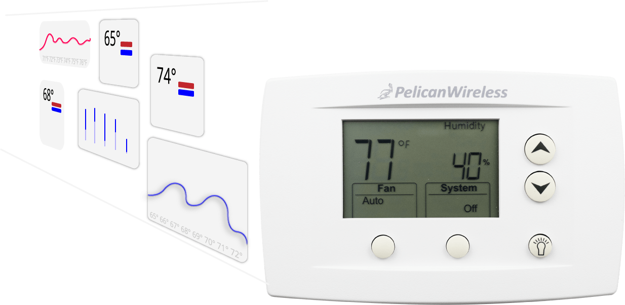 Touch Thermostats (TC model) - Pelican Wireless Systems